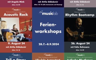 Ferienworkshops im musiclab